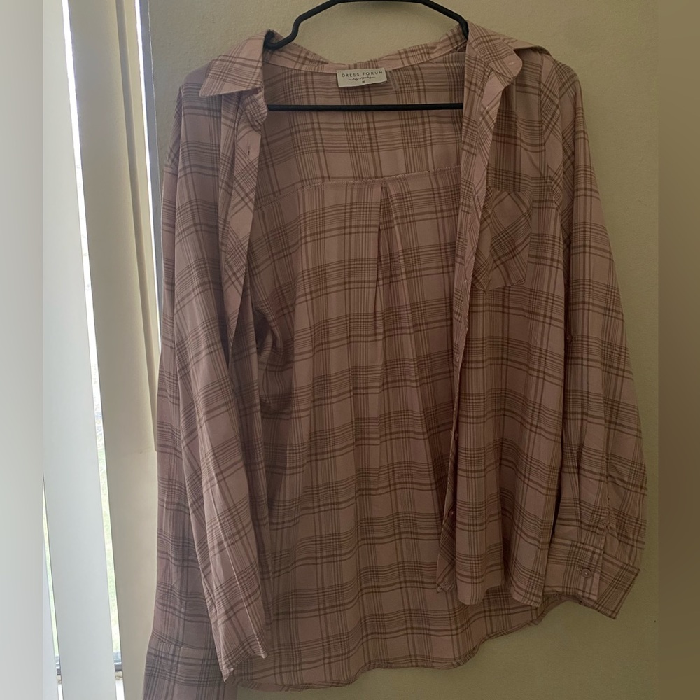 Women’s flannel top